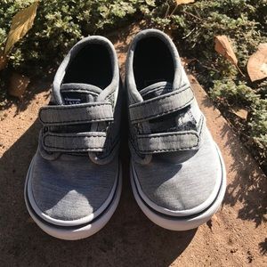 Baby Vans Low Top Gray Sz 4.5
